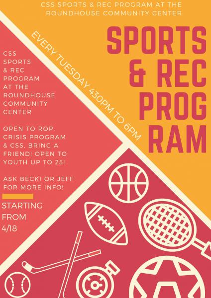 Free Youth Sports & Rec Program at Roundhouse Community Centre